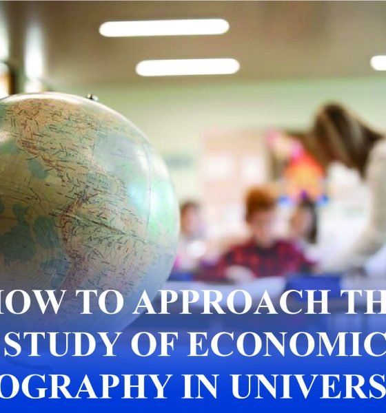 University student studying economic geography using GIS maps and data to understand global economic patterns
