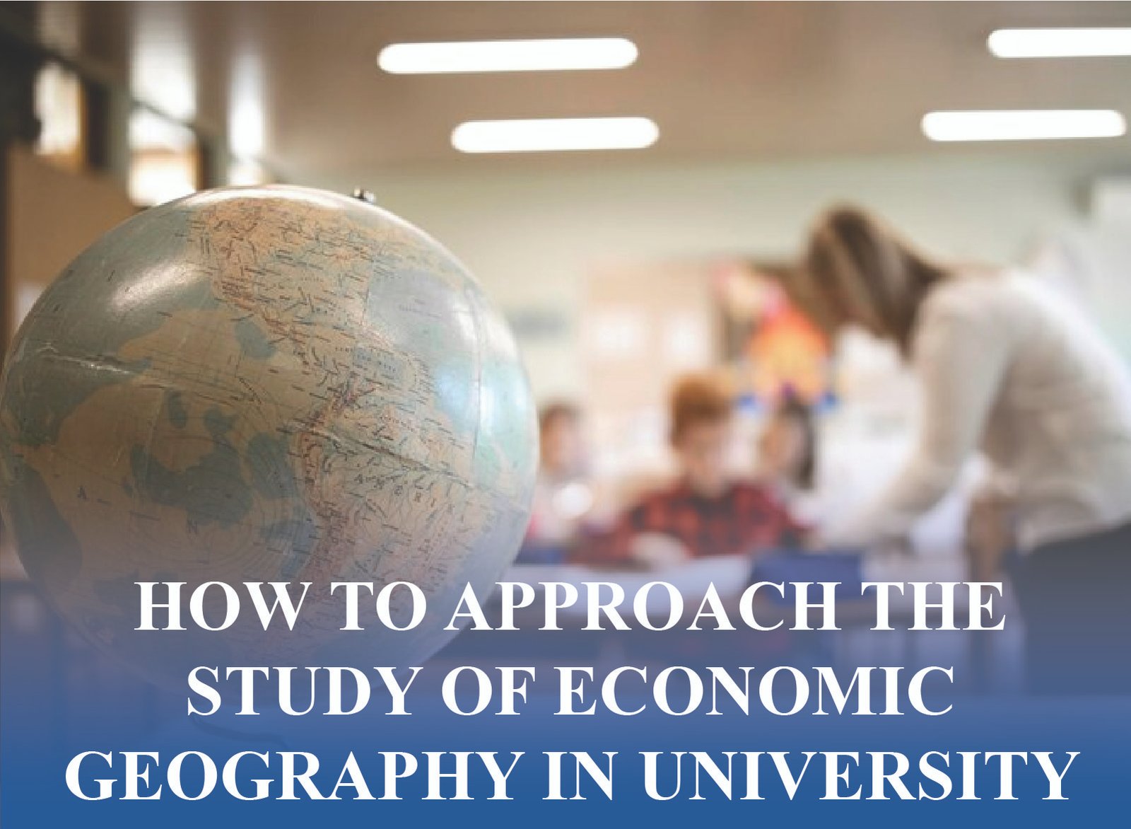 University student studying economic geography using GIS maps and data to understand global economic patterns